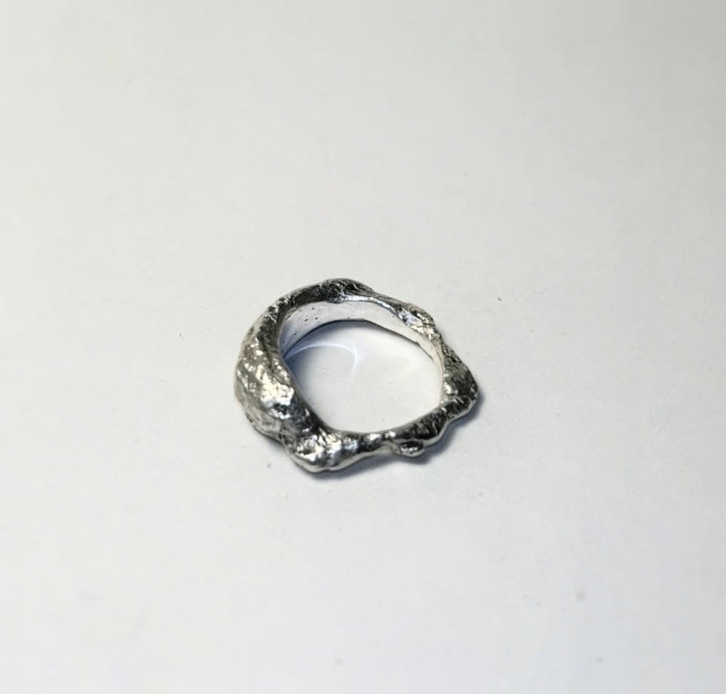 SILVER AUTHOR TECHNIQUE RING
