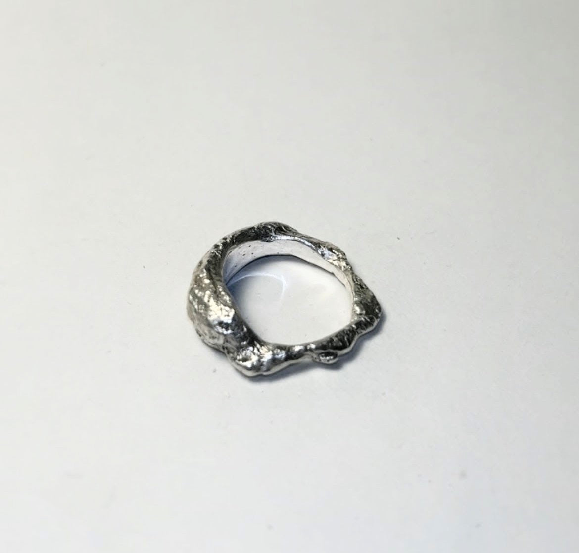 SILVER AUTHOR TECHNIQUE RING